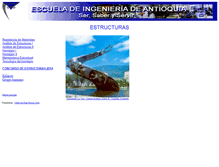 Tablet Screenshot of estructuras.eia.edu.co